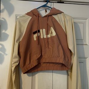 Brand new fila crop hoody